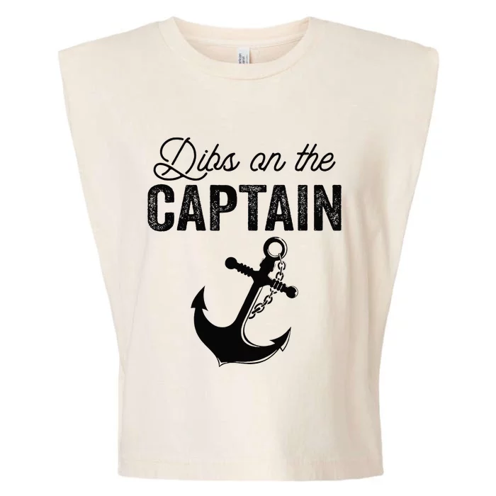 Dibs On The Captain Garment-Dyed Women's Muscle Tee