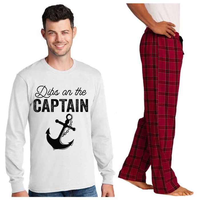 Dibs On The Captain Long Sleeve Pajama Set