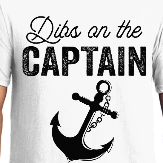 Dibs On The Captain Pajama Set