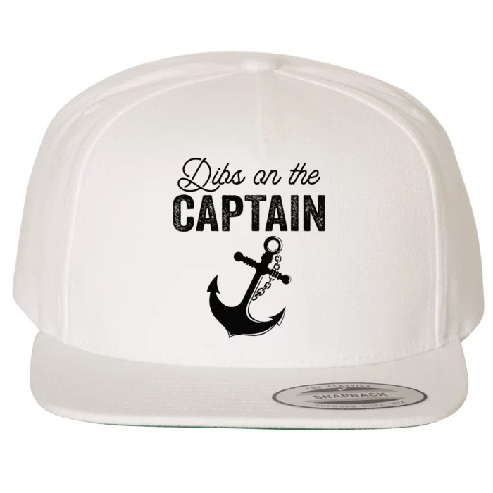 Dibs On The Captain Wool Snapback Cap