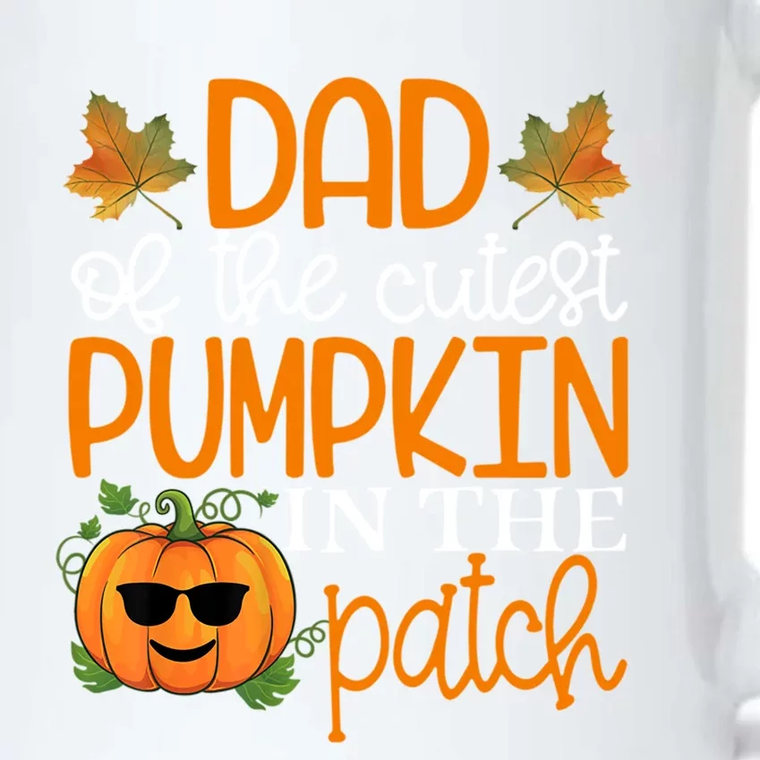 Dad Of The Cutest Pumpkin In The Patch Meaningful Gift Halloween Cool Gift Black Color Changing Mug