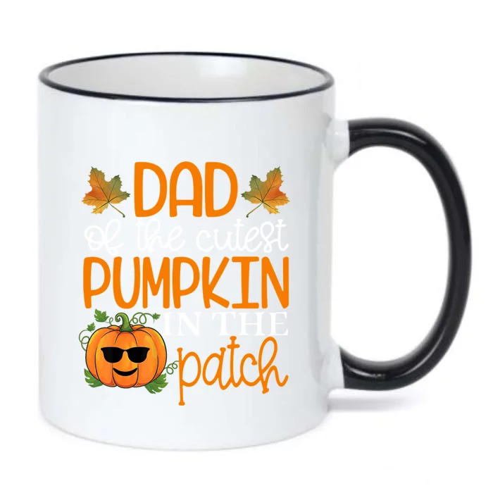 Dad Of The Cutest Pumpkin In The Patch Meaningful Gift Halloween Cool Gift Black Color Changing Mug