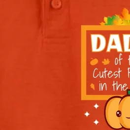 Daddy Of The Cutest Pumpkin In The Patch Halloween Great Gift Dry Zone Grid Performance Polo