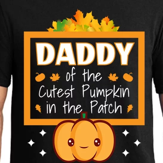 Daddy Of The Cutest Pumpkin In The Patch Halloween Great Gift Pajama Set