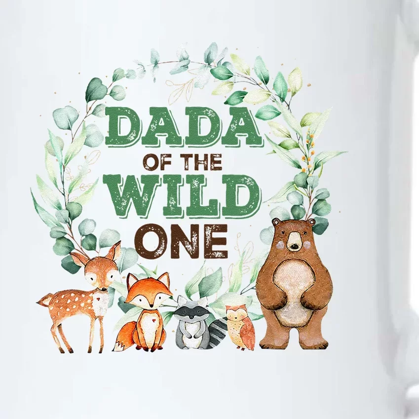 Dada Of The Wild One Birthday Woodland Safari Jungle Black Color Changing Mug