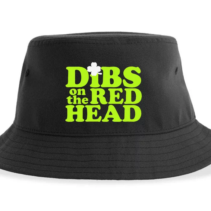 Dibs On The Redhead Saint Patrick's Day Sustainable Bucket Hat