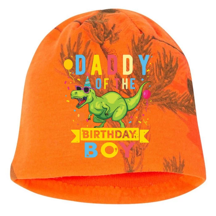 Daddy Of The Birthday Rex Dinosaur Birthday Party Kati - Camo Knit Beanie