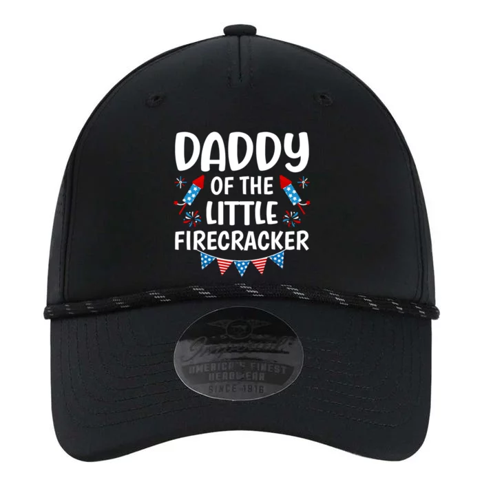 Daddy Of The Little Firecracker 4th Of July Family Matching Gift Performance The Dyno Cap