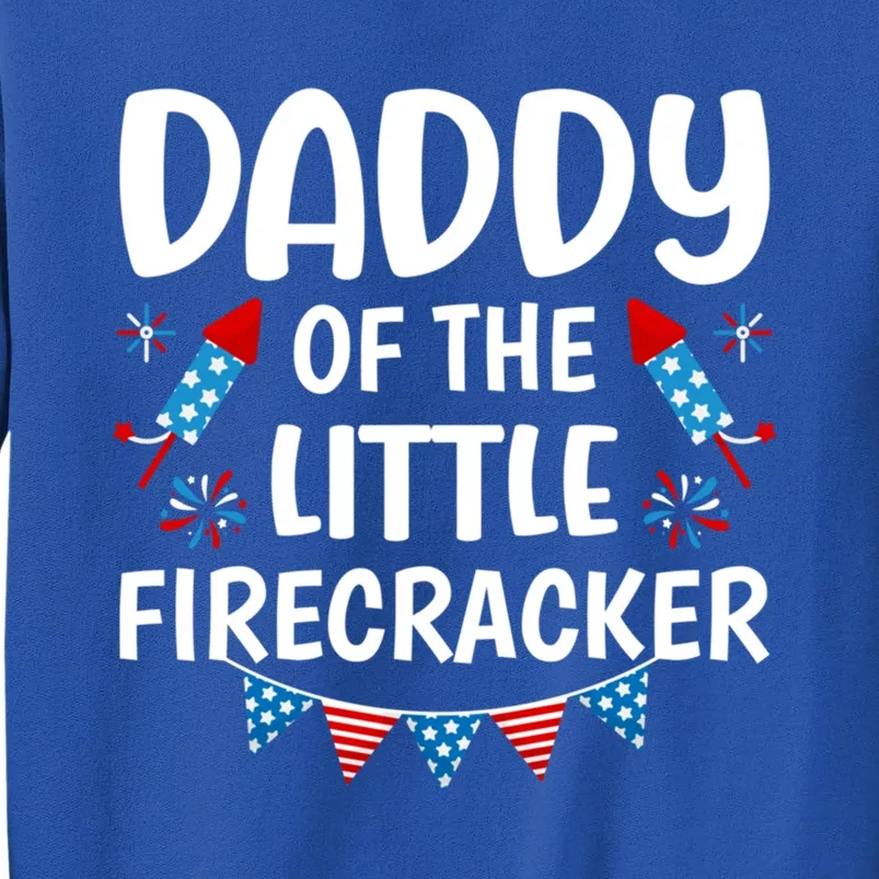 Daddy Of The Little Firecracker 4th Of July Family Matching Gift Sweatshirt