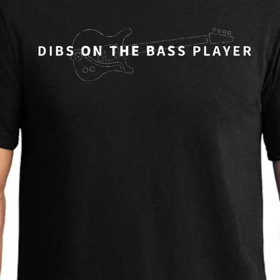 Dibs On The Bass Player Bassist Bass Guitar Pajama Set