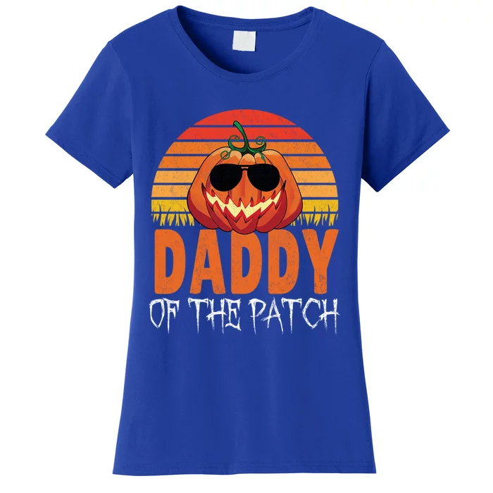 Daddy Of The Patch Halloween Pumpkin Father Cool Gift Women's T-Shirt