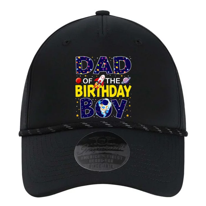 Dad Of The Birthday Boy Outer Space Bday Performance The Dyno Cap