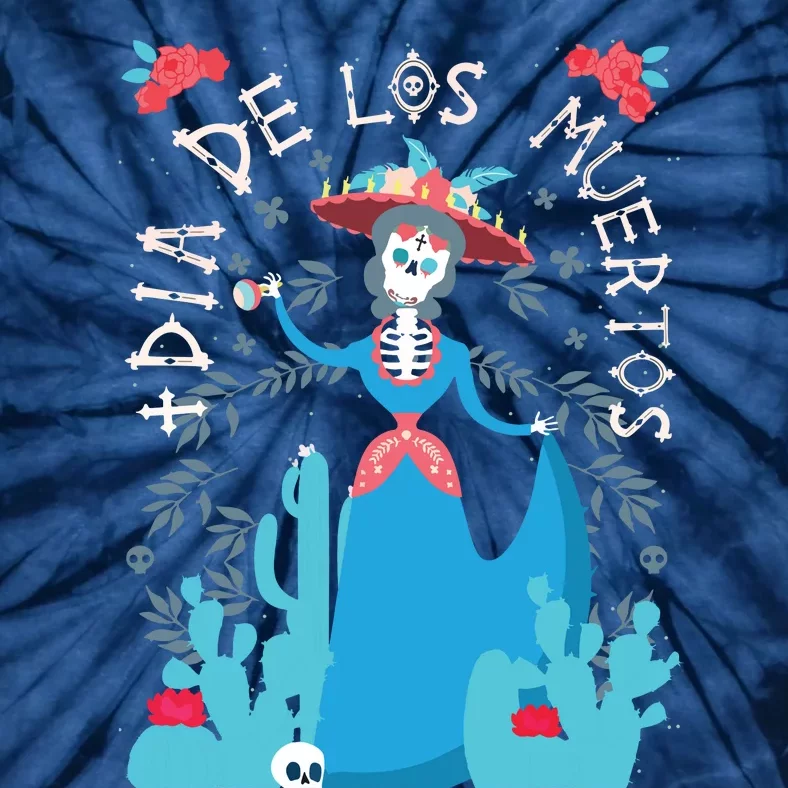 Day Of The Dead Dia De Los Muertos Tie-Dye T-Shirt