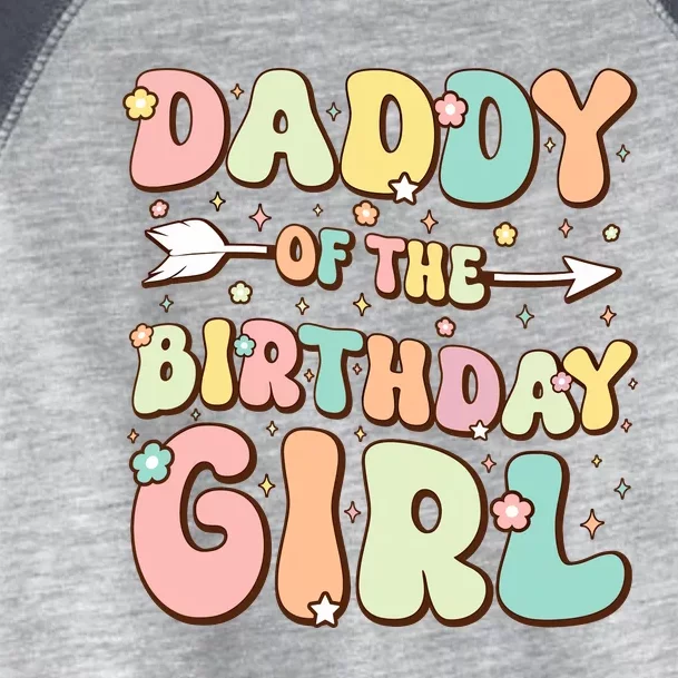 Daddy Of The Birthday Girl Dad Matching Birthday Toddler Fine Jersey T-Shirt