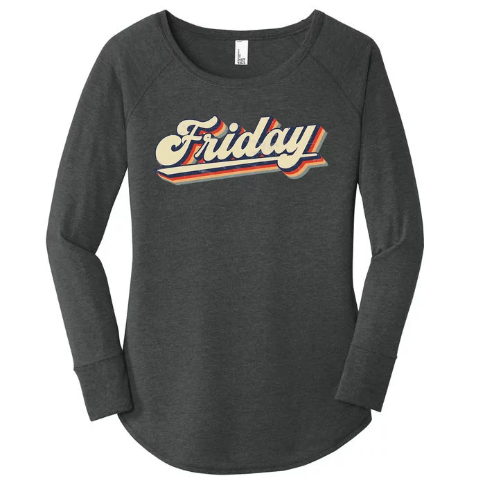 Days Of The Week Friday Women's Perfect Tri Tunic Long Sleeve Shirt