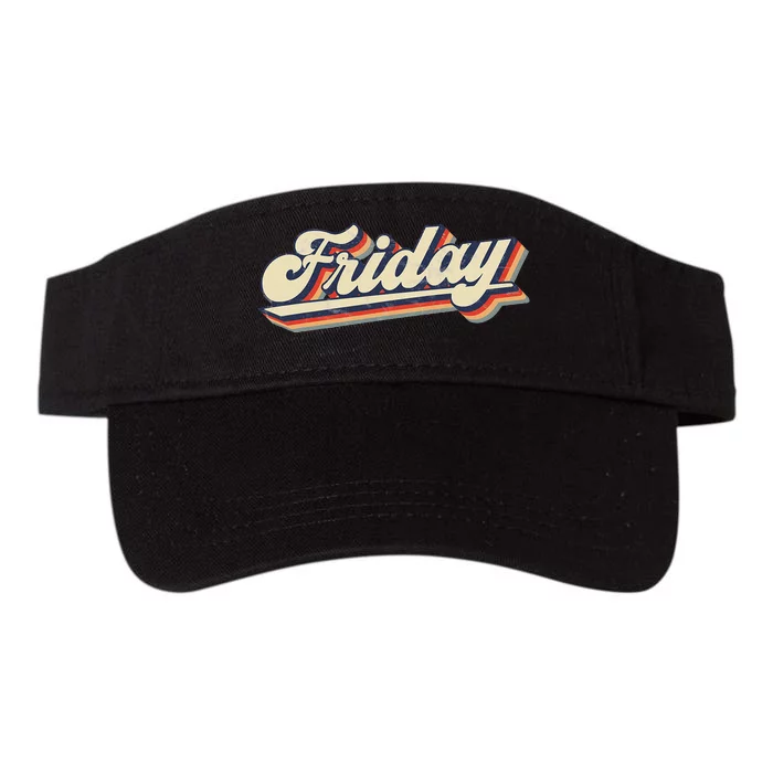 Days Of The Week Friday Valucap Bio-Washed Visor