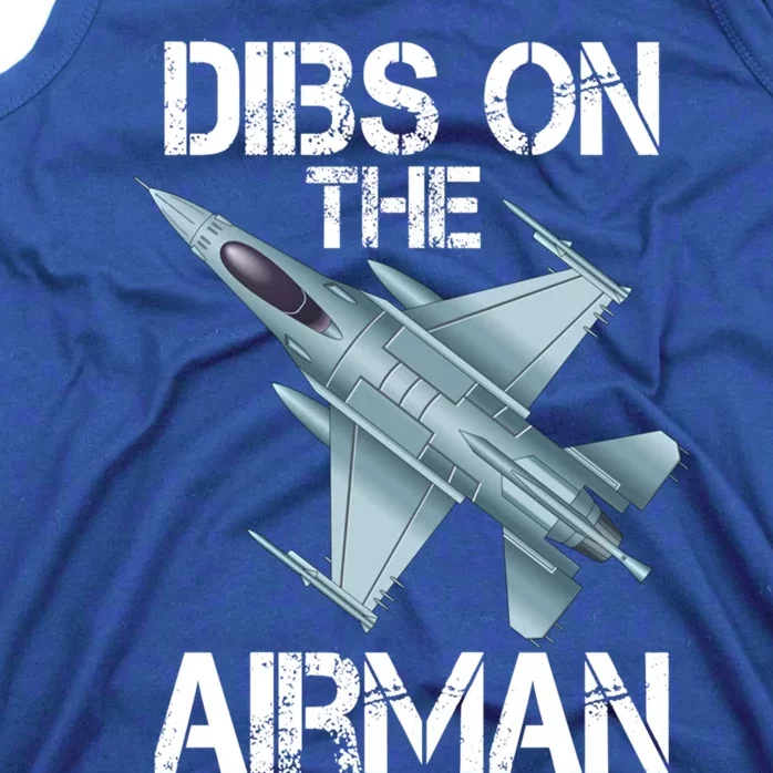 Dibs On The Air Jet Plane Pilot Gift Tank Top