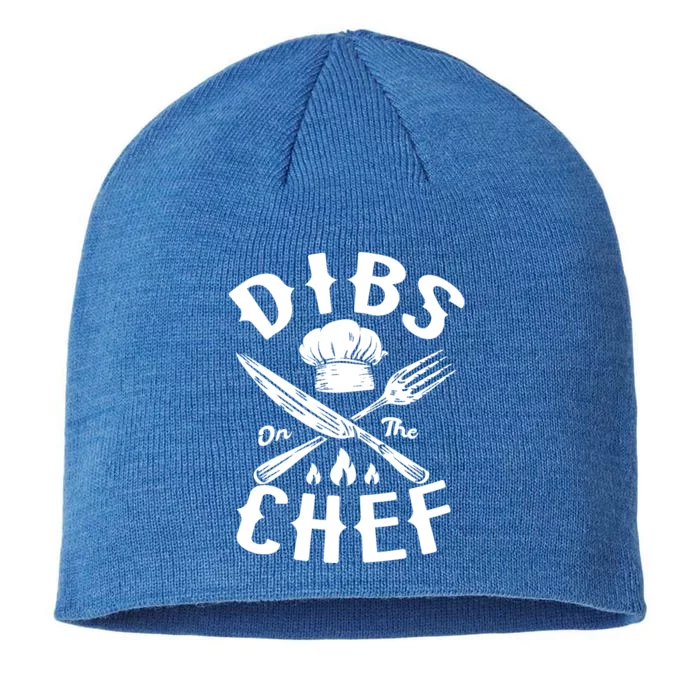 Dibs On The Chef Cooking Lover Sous Culinary Gangster Gift 8 1/2in Sustainable Knit Beanie