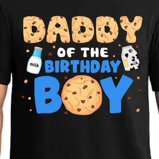 Daddy Of The Birthday Milk And Cookies 1st Birthday Pajama Set