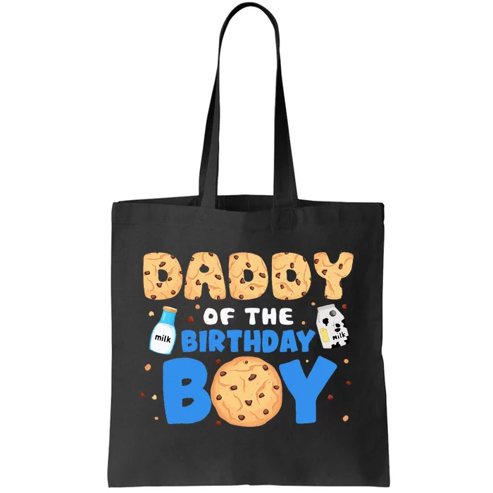 Daddy Of The Birthday Milk And Cookies 1st Birthday Tote Bag