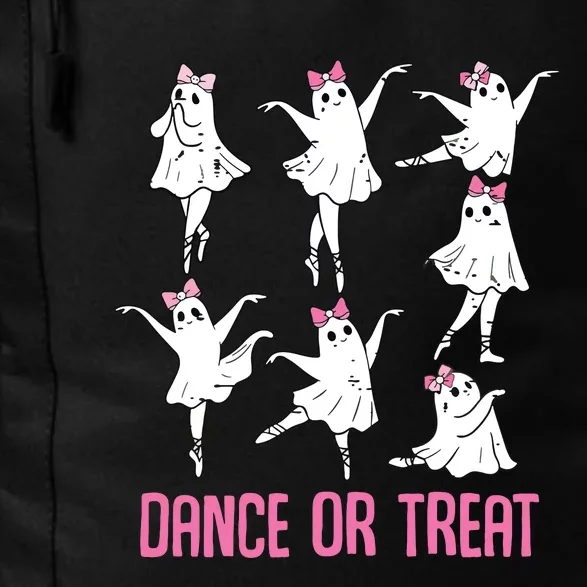 Dance Or Treat Halloween Funny Ghost Ballet Dance Daily Commute Backpack