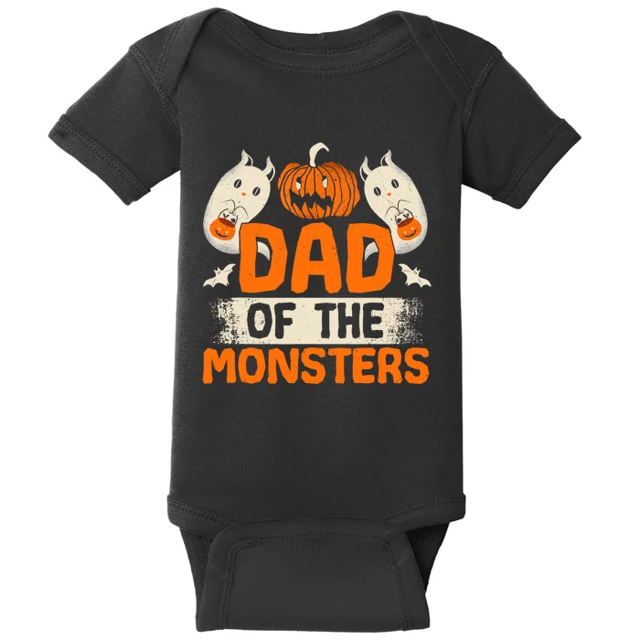 Dad Of The Monsters For Halloween Party Baby Bodysuit