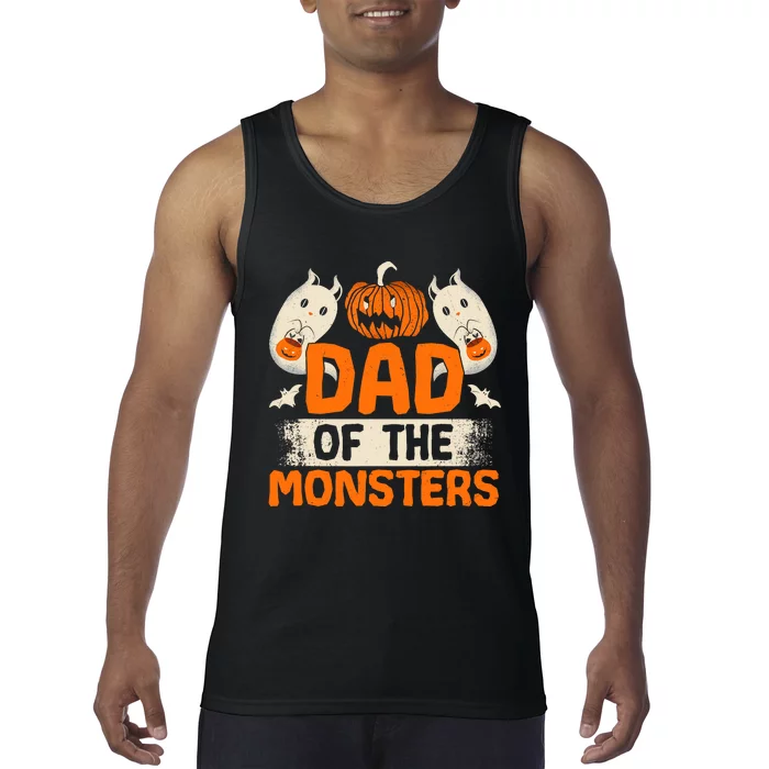 Dad Of The Monsters For Halloween Party Tank Top