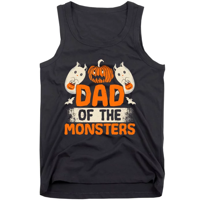 Dad Of The Monsters For Halloween Party Tank Top