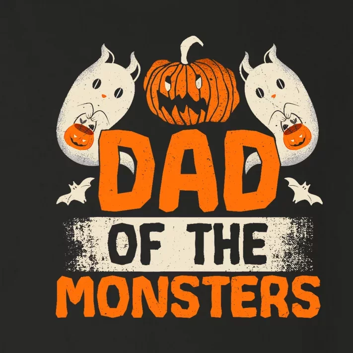 Dad Of The Monsters For Halloween Party Toddler Long Sleeve Shirt