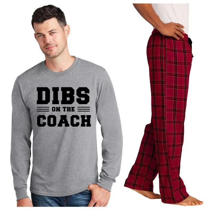 Dibs On The Coach Long Sleeve Pajama Set