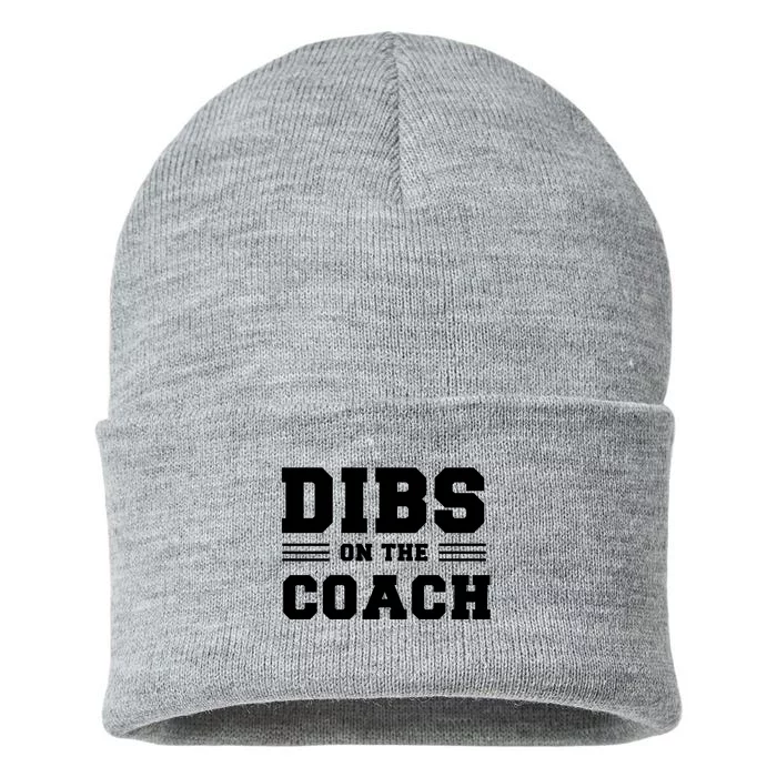 Dibs On The Coach Sustainable Knit Beanie