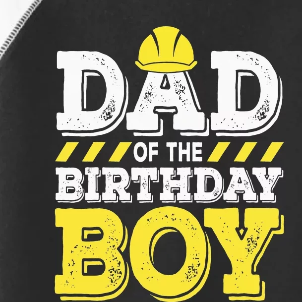 Dad of the Birthday  Construction Birthday Worker Party Toddler Fine Jersey T-Shirt