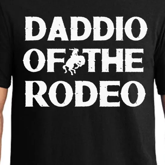 Daddio Of The Rodeo Fathers Day Gift Cow Horse Lover Dad Pajama Set