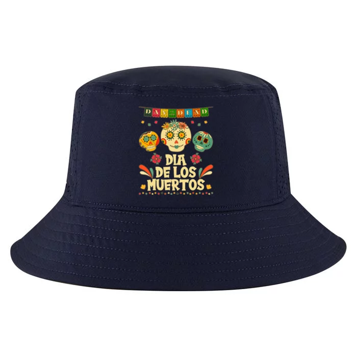 Day Of The Dead Dia De Los Muertos Sugar Skulls Cool Comfort Performance Bucket Hat