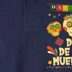 Day Of The Dead Dia De Los Muertos Sugar Skulls Softstyle Adult Sport Polo