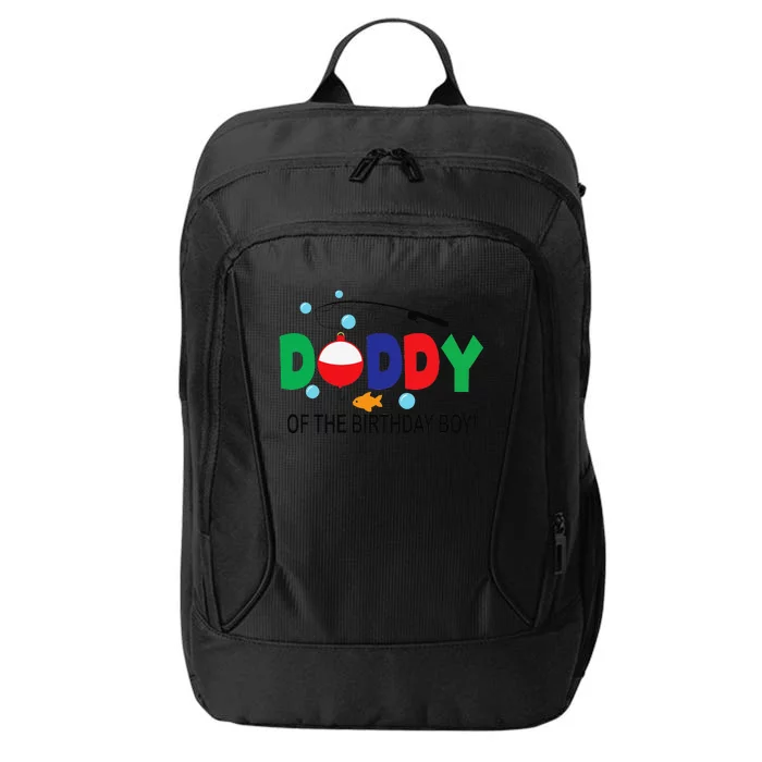 Daddy Of The Birthday 1st Birthday Fishing Theme City Backpack