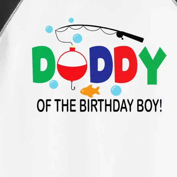 Daddy Of The Birthday 1st Birthday Fishing Theme Toddler Fine Jersey T-Shirt