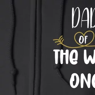 Dad Of The Wild One Funny 1st Birthday Safari Gift Full Zip Hoodie