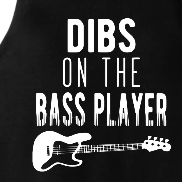 Dibs On The Bass Player For Bassists Ladies Tri-Blend Wicking Tank