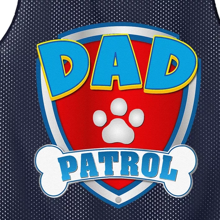 Dad Of The Birthday Boy Girl Dog Paw Family Matching Mesh Reversible Basketball Jersey Tank