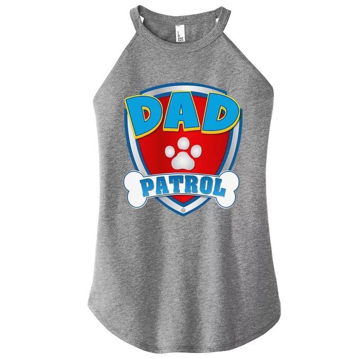 Dad Of The Birthday Boy Girl Dog Paw Family Matching Women’s Perfect Tri Rocker Tank