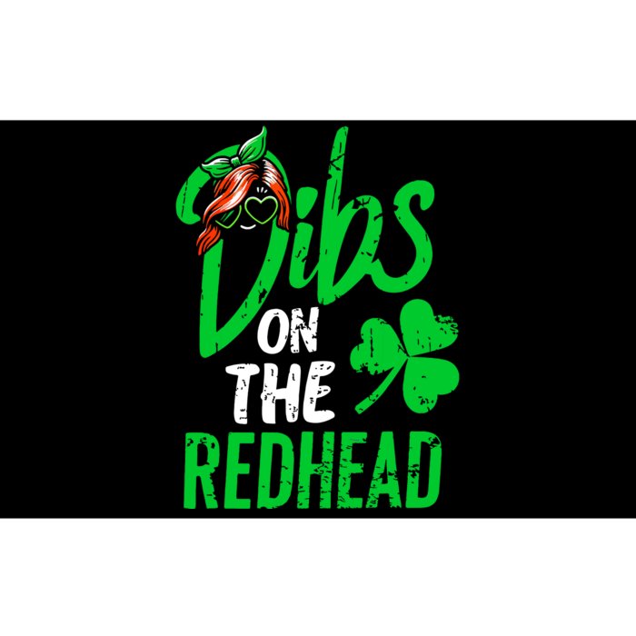 Dibs On The Redhead St Patricks Day Bumper Sticker