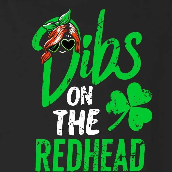 Dibs On The Redhead St Patricks Day Toddler Long Sleeve Shirt