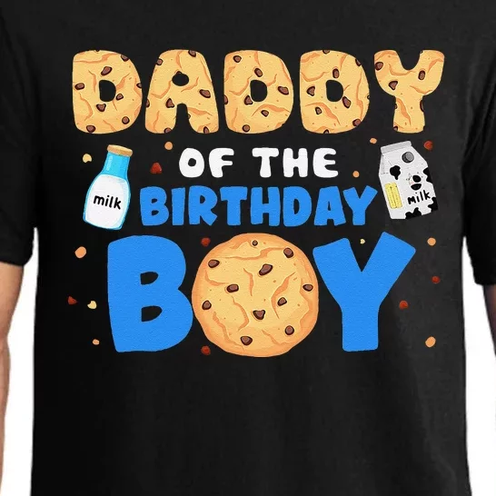 Daddy Of The Birthday Boy Milk And Cookies 1st Birthday Pajama Set