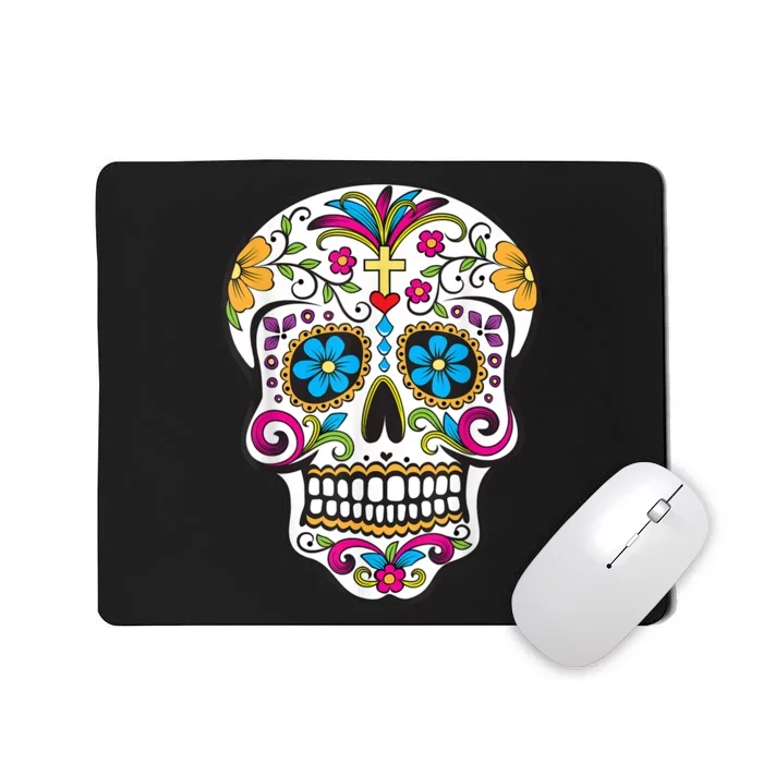 Day Of The Dead Sugar Skull Mousepad