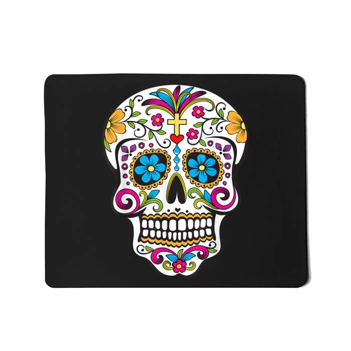 Day Of The Dead Sugar Skull Mousepad