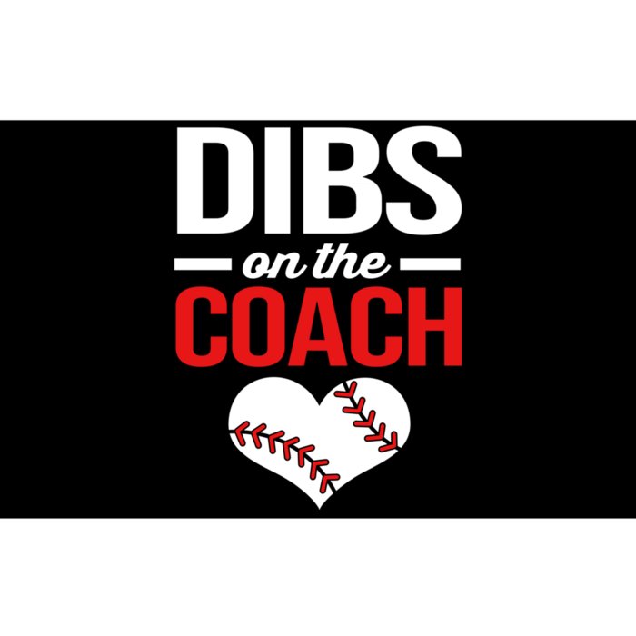 Dibs On The Coach Baseball Women Gift Bumper Sticker