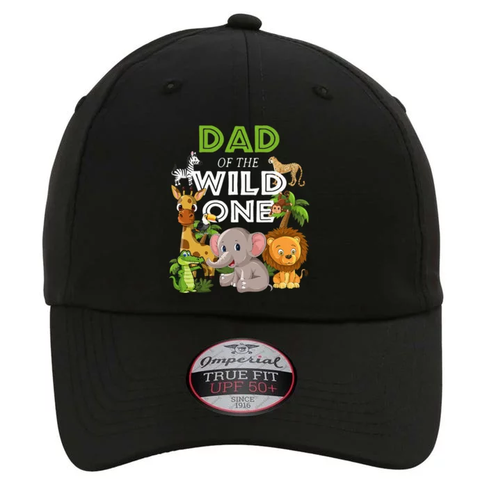 Dad Of The Wild One Zoo Birthday Safari Jungle Animal The Original Performance Cap