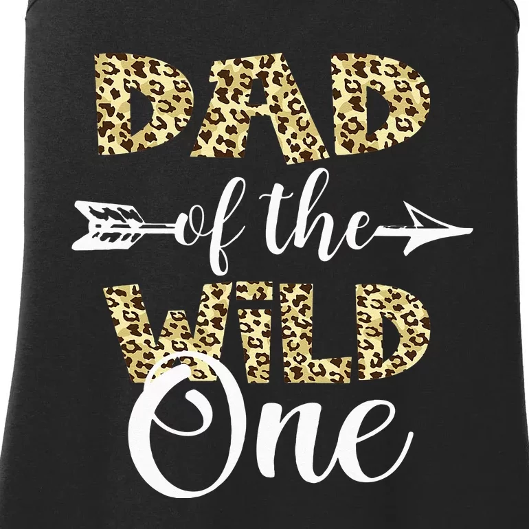 Dad Of The Wild One Zoo Themed 1st Birthday Party Ladies Essential Tank