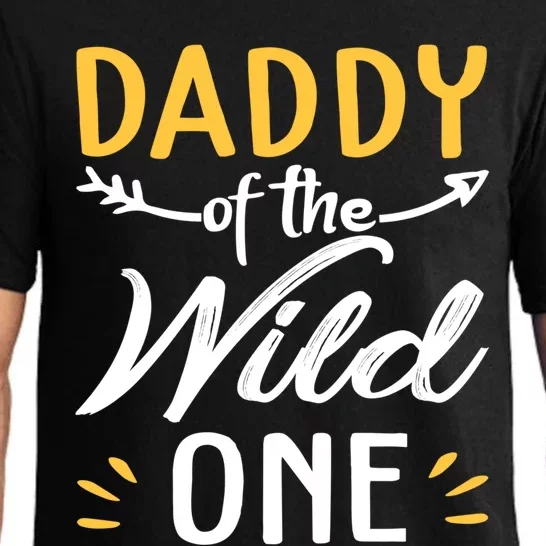 Daddy Of The Wild One 1st Birthday Family Matching Funny Gift Pajama Set